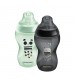 Biberon Tommee Tippee Closer to Nature, 340 ml, PP, 3 luni +, Negru/Verde, 2 buc